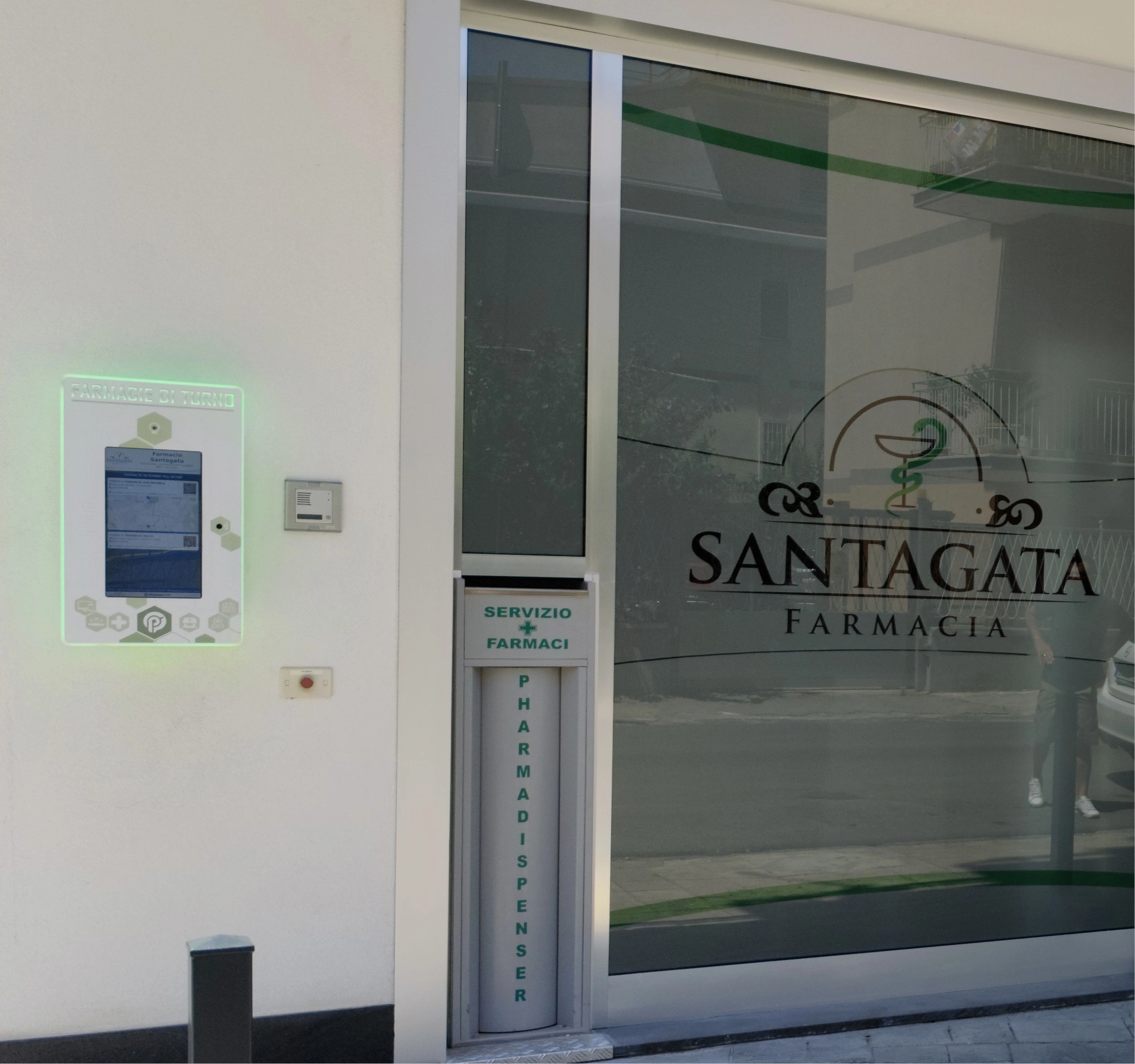 Bacheca digitale Pharmashift per turni e orari farmacia